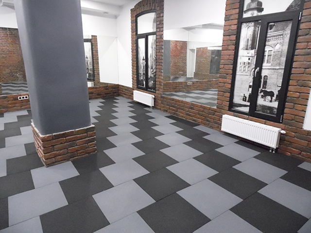 Резиновая плитка 12 мм