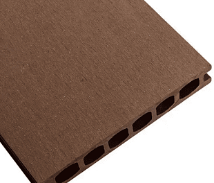 Терасна дошка Holzdorf Пустотіла Brush каштан