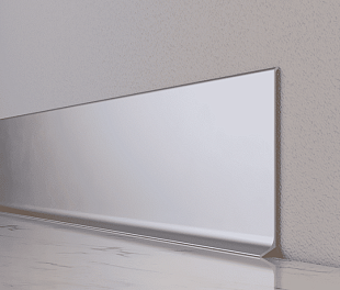 Плінтус Алюмінієвий 100х12х2700 мм Срібний Анодований арт. ALU-N10012А