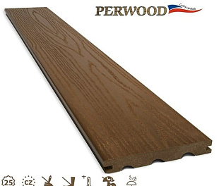 Террасная доска Perwood Grand Massive Светлый дуб