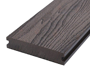 Террасная доска Porch Solid 3D Dark Coffee