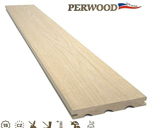 Террасная доска Perwood Grand Massive Слоновая кость