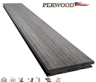 Террасная доска Perwood Natural Massive Серый камень