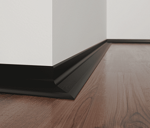 Антиплінтус 15х20х2000 мм Чорного кольору ALU-N1520RAL9005