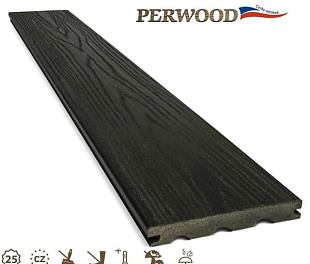 Террасная доска Perwood Grand Massive Эбонит