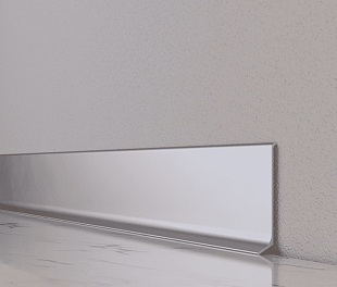 Плінтус Алюмінієвий 60х12х2700 мм Срібний Анодований арт. ALU-N6012А