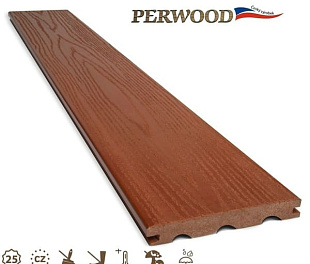 Террасная доска Perwood Grand Massive Кирпич